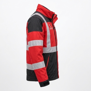 Veste de sécurité haute visibilité, vêtements de travail réfléchissants, vêtements d'extérieur, tissu durable, coupe légère, vêtements de construction pour l'extérieur - Product Image 3