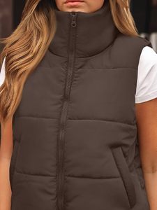 <b>Women's</b> Lightweight Insulated Puffer Vest OEM Manufacturer Custom Logo <b>Women's</b> <b>Sleeveless</b> Quilted <b>Jacket</b> Wholesale - Product Image 6