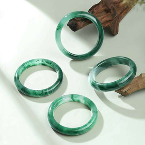Resin Bangle <b>Bracelets</b> <b>Red</b> Orange Black Vintage Style Unisex Jewelry - Product Image 4