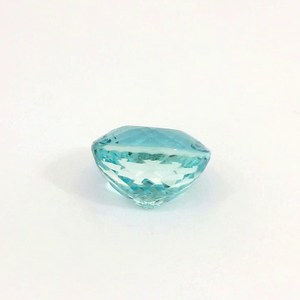 Pierre précieuse naturelle bleue aquamarine, cristal authentique non monté, taille poire, provenance Brésil, pour la création de bijoux et la collection. - Product Image 4