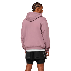 Sweat-shirt à capuche rose clair surdimensionné pour homme, en molleton épais, coupe décontractée, style streetwear - Product Image 4