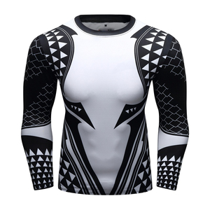Camiseta de Manga Larga para Hombre, Protección UV, Transpirable, de Secado Rápido, Elástica, para Natación y Playa - Product Image 4