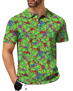 Divertido hombre Polo moda 3D Cool impresión camisetas Hip Hop tendencia calle Tops solapa manga corta blusa ropa Polos - Product Image 5