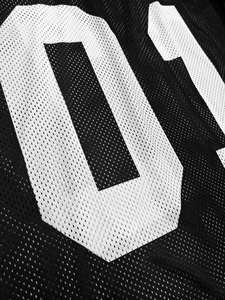 Maillot de football américain personnalisé OEM sous marque privée, uniforme d'équipe en maille respirante, col en V, vêtements de sport en gros, usine - Product Image 5