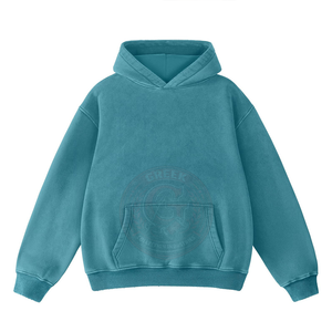 Sudadera con Capucha de Algodón Suave para Mujer, Estilo Urbano, Tejido Grueso Lavado, para Looks Casuales y a la Moda - Product Image 1