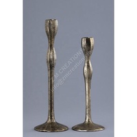 Support de bougie en métal de style moderne du milieu du siècle, fait à la main, écologique, pour mariage, Pâques, Noël, décoration de table de fête