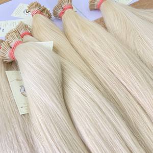 Kératine brute I Tip Extension de cheveux 100% Remy cheveux humains naturels Double étiré Vietnam I Tip cheveux humains vente en gros - Product Image 2