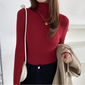 Heliar Pull à col roulé pour femme en cachemire tricoté doux, taille unique, automne-hiver 2023 - Product Image 1