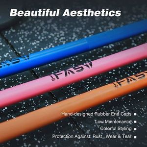 For Olympic 4Ft Solid Iron Fitness Barbells Weightlifting Barbell with Bar Plates - Product Image 5