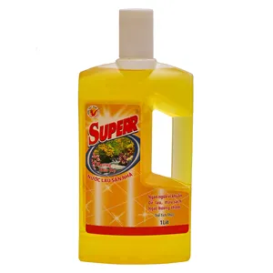 1L SUPERR summer blossom scent floor cleaner, prevents bacteria -easily and quickly removes dirt - provides a pleasant fragrance