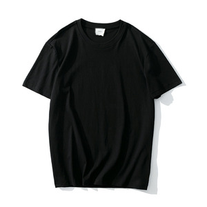เสื้อยืดผู้ชาย คอตตอนย้อมเส้นใยแบบเป็นมิตรต่อสิ่งแวดล้อม ทรงพอดีตัว คอกลม แขนสั้น สีพื้น ผ้าถักนิตติ้ง น้ำหนัก 180 กรัม โลโก้ด้านหน้า - Product Image 2