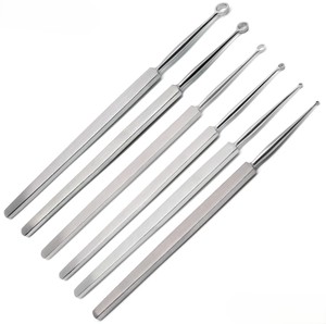 Juego de 6 Curetas Dérmicas Manuales SureMed Instruments, Instrumentos Quirúrgicos de 1mm-6mm, Herramientas Médicas de Dermatología y ORL para Uso Clínico - Product Image 3