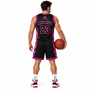 Ensemble d'uniformes de basketball personnalisés, maillot sans manches et short respirants pour l'entraînement, les tournois et les matchs - Product Image 2