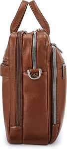 Artisan Crafted Full Grain Leather <b>Briefcase</b> for Men Smart Business Laptop Bag with Adjustable Strap Executive Office Carry Case - Product Image 3