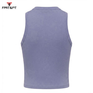 Nuevo Diseño, Camiseta sin Mangas para Mujer, Color Sólido, Corte Ajustado, Estilo Urbano, Impresión Digital, Camisetas Deportivas Tejidas - Product Image 5