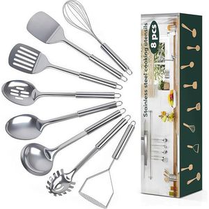 Set di 8 Utensili da Cucina in Acciaio Inossidabile - Product Image 1