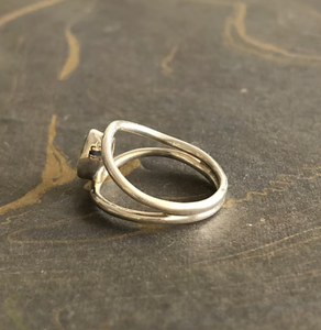 Romantic <b>Statement</b> <b>Ring</b> with Dainty Peridot Gemstone 925 Sterling <b>Silver</b> for Everyday Wear Jewelry - Product Image 3