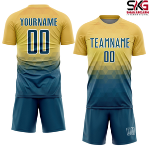 Custom Volleyball Uniform Set Quick Dry Soccer Jersey Teamwear Kit Purple Yellow Printed Sports Dress - Product Image 5