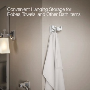 Crochets muraux industriels en métal robuste à double crochet pour garage, chambre et bureau - Product Image 2