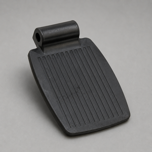 EMCO Used Tire Wheelchair <b>Footrest</b> Spare Part Plastic Black Model E-PF - Product Image 2