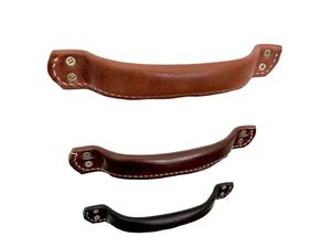 HideEssence - Tiradores de Cuero de Lujo Hechos a Mano, Pulidos, Resistentes al Agua, de Alta Calidad para Muebles, Armarios y Cocina - Product Image 4