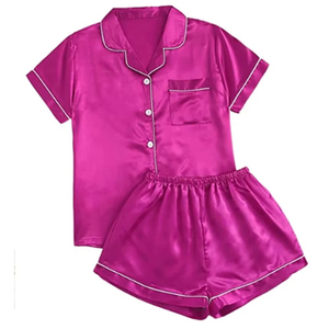 Conjunto de Pijama de Manga Larga de Algodón Orgánico para Mujer, Cintura Elástica, Color Sólido, Cuello Completo, Ropa de Dormir Suave para Primavera - Product Image 4