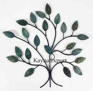 Décoration murale artisanale en métal finition antique motif tournesol Kayna Export pour la maison - Product Image 3