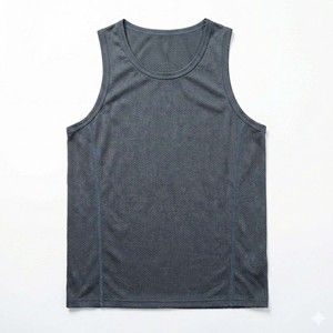 Camiseta Deportiva Personalizada para Hombre, Transpirable, Microperforada, 100% Algodón Ecológico, de Secado Rápido, Sin Mangas, con Costuras Planas - Product Image 5