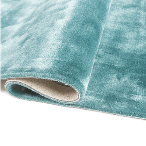 Tapis d'intérieur en viscose tissé à la main Capri, tapis carré Capri fait main, tapis de sol texturé doux, tapis décoratif d'intérieur de qualité supérieure - Product Image 4