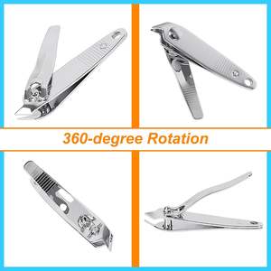 Coupe-ongles robuste pour doigts et orteils, en acier au carbone, lame tranchante, mâchoire large pour ongles épais, hommes femmes, OEM - Product Image 5