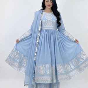 Colección de Vestidos de Novia Estilo Pashtun Afgano Vintage de Qulabaton Dozi Design, Vestido Afgano Tradicional, Vestidos de Boda Afganos Vintage - Product Image 4