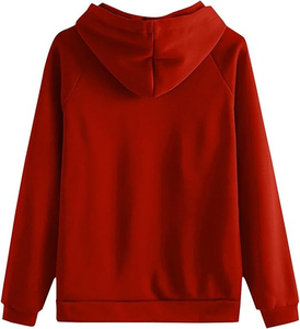 Ensemble de survêtement sport décontracté pour femme, manches longues, 100% coton, 2 pièces, sweat à capuche et pantalon - Product Image 3