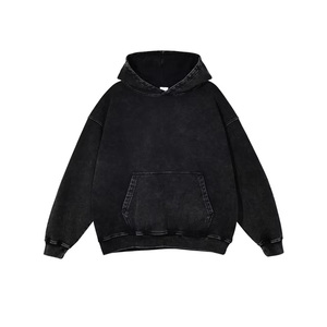 Acid Wash Hoodie <b>Oversized</b> <b>Vintage</b> Hoodies Heavyweight Distress Washed <b>Sweatshirt</b> for Couple Unisex Fall Outfits 2026 - Product Image 2