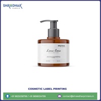 Emballage professionnel personnalisé de haute qualité, film imperméable laminé, étiquette de shampooing en carton imprimé flexographique