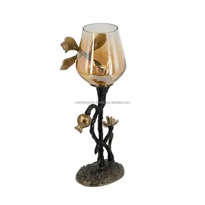Rustic Farmhouse Handmade Iron Candlestick Holder Kitchen Dining <b>Table</b> Home Interior <b>Decoration</b> Made by Zahid Exports - Product Image 4