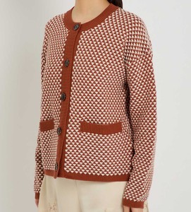 Suéter de Punto con Botones para Mujer, Textura Única, Elegante, Suéter de Invierno, Prenda Superior de Alta Calidad, Suave, Ropa de Punto Transpirable para Otoño - Product Image 4