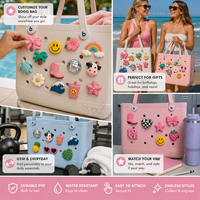 Accesorios Personalizados para Bolsos Bogg, Logotipo, Nombre, Iniciales, PVC, Goma, Regalo, Venta al Por Mayor, Artículos Promocionales de Marca