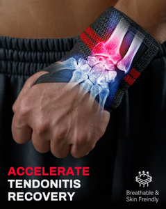 Muñequeras Ajustables Suaves 100% Algodón Ecológico, Soporte de Muñeca Antideslizante de Alta Resistencia con Cierre de Gancho y Bucle para Deporte y Actividades al Aire Libre - Product Image 4