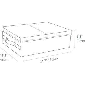 Almacenamiento Bajo Cama MA65GR para Ropa de Cama y Prendas de Temporada, Solución para Ahorrar Espacio en Dormitorios y Apartamentos Tipo Estudio - Product Image 3