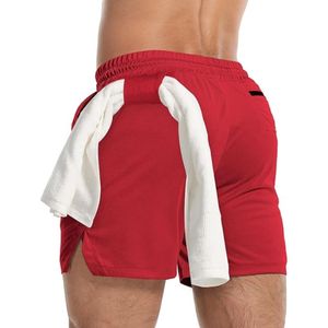 Shorts d'entraînement pour hommes avec poches, équipement sportif respirant, tissu anti-humidité pour la remise en forme et la musculation - Product Image 2