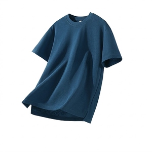 Camisetas Casuales con Estampado Sólido, de Algodón, con Transferencia de Calor, Transpirables, Precio al por Mayor, MOQ Bajo - Product Image 3