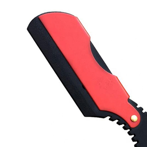 Professional Folding Shaving <b>Razor</b> Stainless Steel <b>Blade</b> <b>Single</b> <b>Blade</b> Antiskid ABS Handle Reusable Grooming Tool Salon Supply - Product Image 2