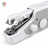 Kit de machine à coudre portable compacte motorisée avec câble USB, canettes et accessoires d'aiguilles pour la réparation de vêtements en dortoir ou appartement
