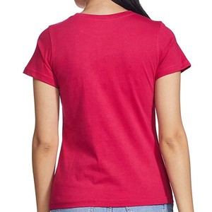 100% Cotton Breathable Women's Solid Color Crew Neck Short Sleeve T-Shirt Casual Jersey Fit Regular Length T Shirts OEM ODM - Product Image 3