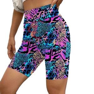 Venta al por mayor personalizado gimnasio deporte Fitness entrenamiento sin costuras buena calidad sublimación mujeres Fitness entrenamiento pantalones cortos Yoga para mujeres - Product Image 1
