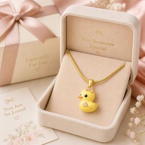 Collar Kawaii con Colgante de Animal 3D, Cadena de Acero Inoxidable Chapada en Oro, Joyería para Mujer - Product Image 2