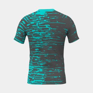 OEM Unisex Short Sleeve <b>Compression</b> Rash Guard Breathable Quick Dry Anti-UV Polyester/Spandex Gym Workout T-<b>Shirt</b> - Product Image 2