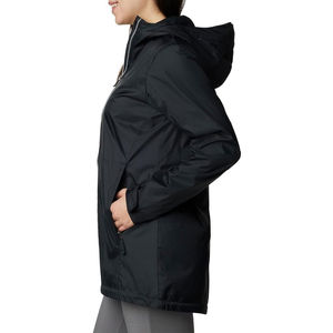 Chaqueta Impermeable y Transpirable para Mujer, con Capucha, Acolchada de Poliéster, con Cierre Completo, Ecológica, Diseño Personalizado OEM ODM - Product Image 3