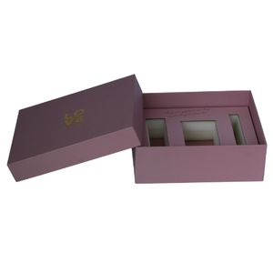 Caja de regalo de papel reutilizable de gama alta Cosméticos para el cuidado de la piel Personalizado Brillante Desaparición Laminación Tapa-Off Estructura Embalaje portátil - Product Image 6