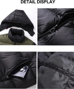 High Quality Winter Bubble <b>Jacket</b> Fashion Design <b>Men's</b> Casual Puffer <b>Jacket</b> Customize Logo and Printing <b>for</b> <b>Men</b> - Product Image 4